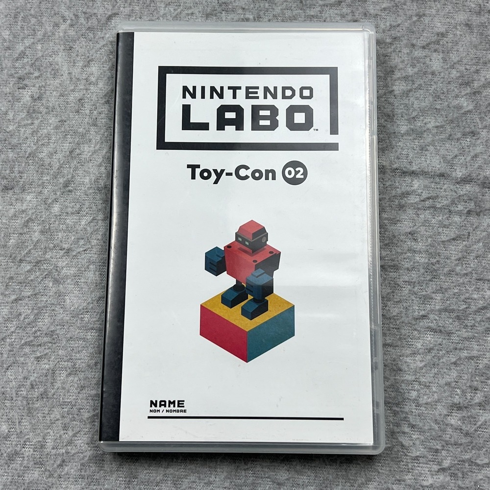 Nintendo LABO: Toy-Con 02 - Nintendo Switch Video Game Cartridge & Case 2018
